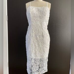Maniju White mini lace dress #2